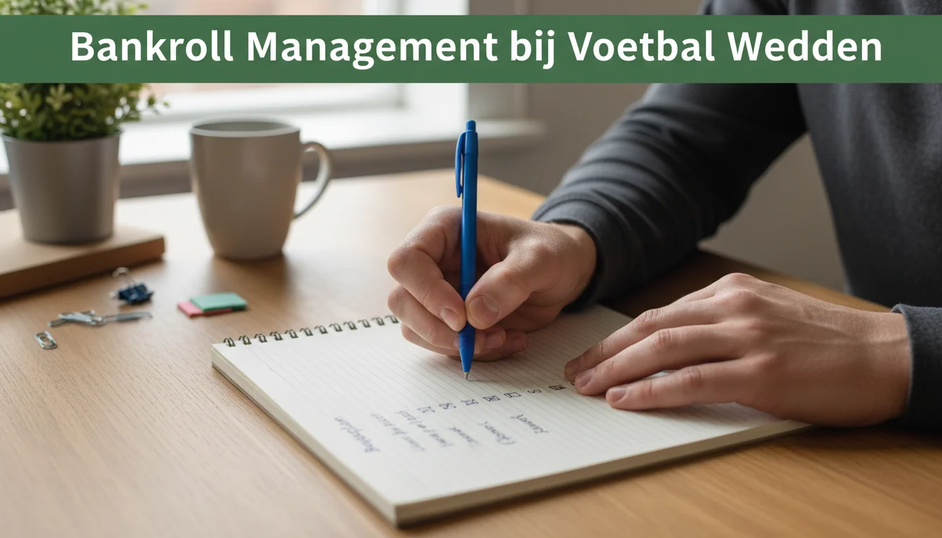 Bankroll management voetbal gokbudget beheren